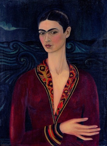 Autorretrato con traje de terciopelo (1926)